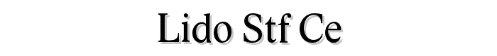 Lido%20STF%20CE font