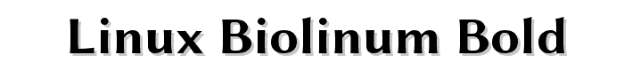 Linux%20Biolinum%20Bold font