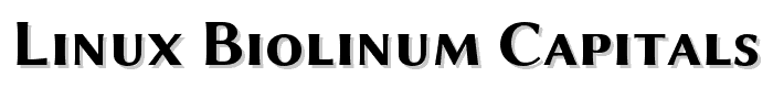 Linux%20Biolinum%20Capitals%20Bold font