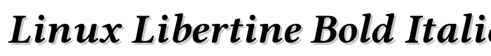 Linux%20Libertine%20Bold%20Italic font