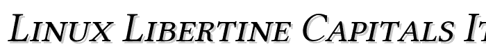 Linux%20Libertine%20Capitals%20Italic font