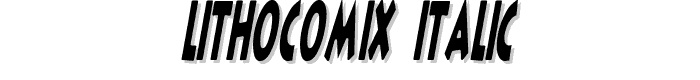 LithoComix%20Italic font