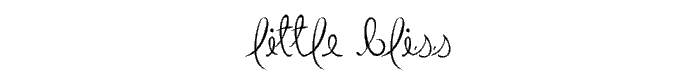 Little%20Bliss font