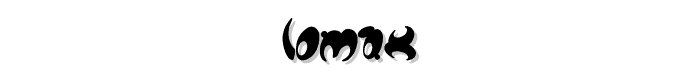 Lomax font