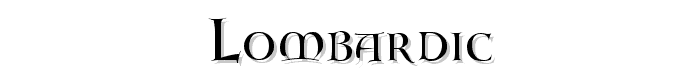 Lombardic font