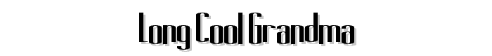 Long%20Cool%20Grandma font