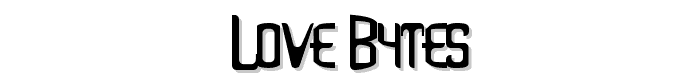 Love%20Bytes font