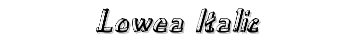 LowEa%20Italic font