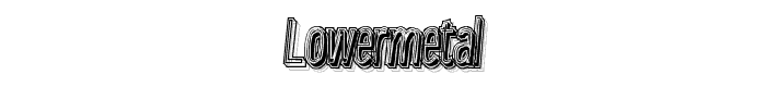 LowerMetal font