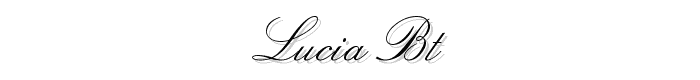 Lucia%20BT font