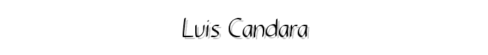 Luis%20Candara font