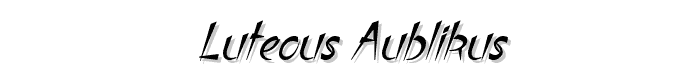 Luteous%20Aublikus font