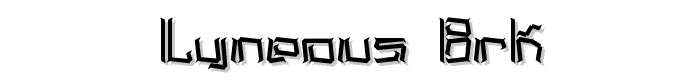 Lyneous%20BRK font