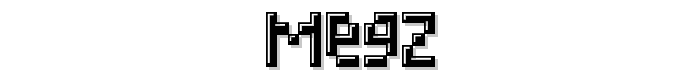 MEGZ font