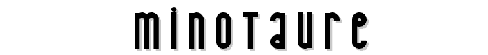 MINOTAURE font