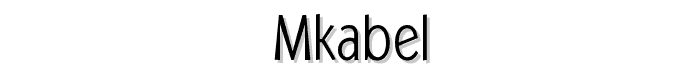 MKAbel font