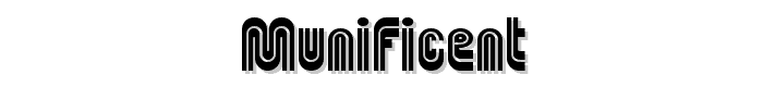 MUNIficent font