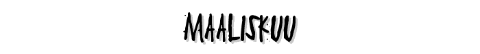 Maaliskuu font