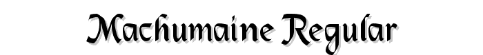 MacHumaine%20Regular font