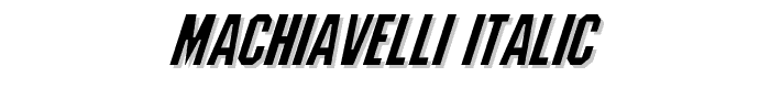 Machiavelli%20Italic font