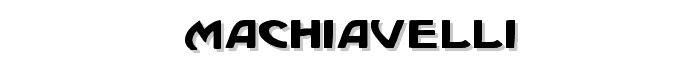 Machiavelli font