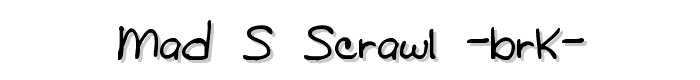 Mad_s%20Scrawl%20-BRK- font