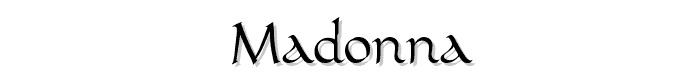 Madonna font