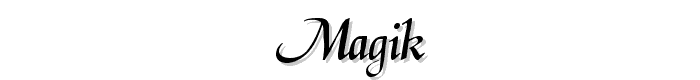 Magik font