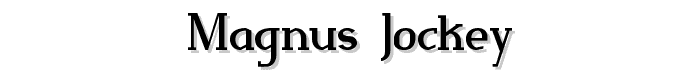 Magnus%20Jockey font