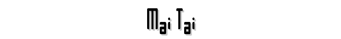 Mai%20Tai font