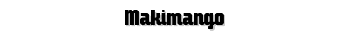 Makimango font