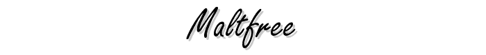 Maltfree font