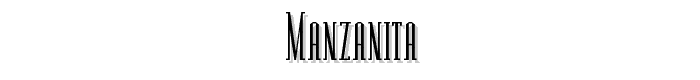 Manzanita font