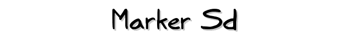 Marker%20SD font