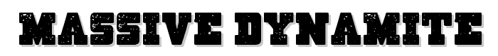 Massive%20Dynamite font