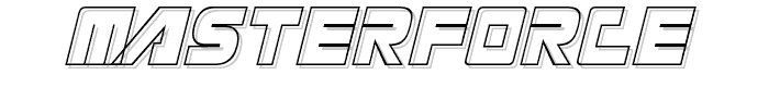 Masterforce font