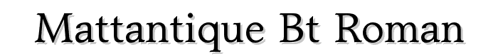 MattAntique%20BT%20Roman font