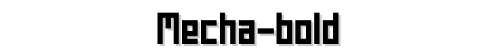 Mecha%20Bold font