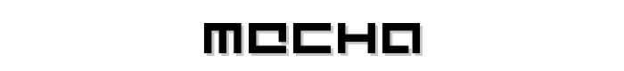 Mecha font