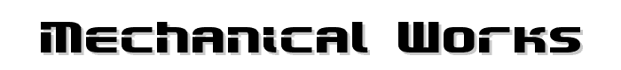 Mechanical%20works font