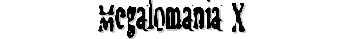 Megalomania%20X font