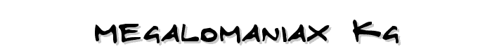 Megalomaniax%20KG font