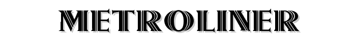 Metroliner font