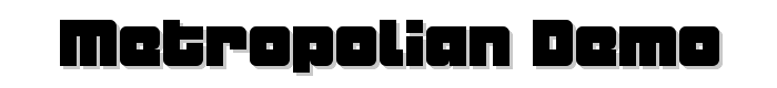 Metropolian%20Demo font