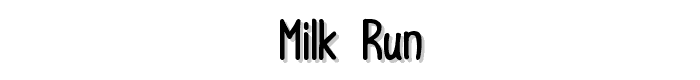 Milk%20Run font