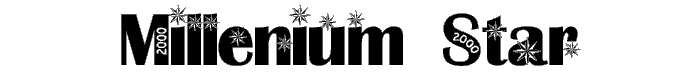 Millenium%20Star font