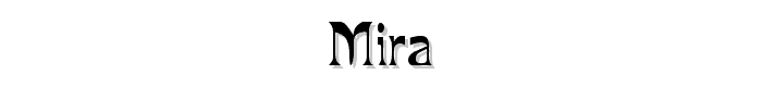 Mira font