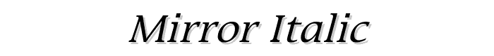 Mirror%20Italic font