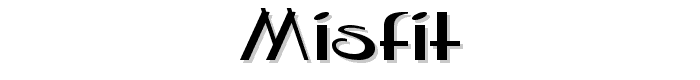 Misfit font