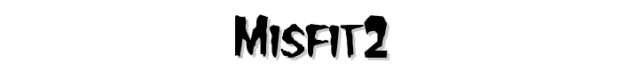 Misfit2 font